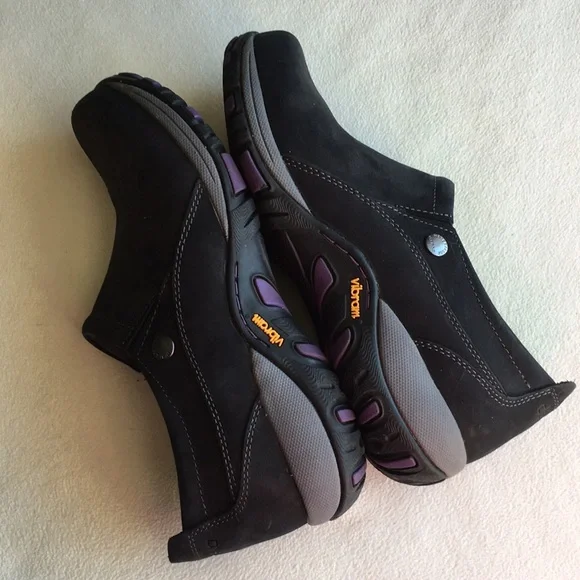 Dansko black suede genuine leather slip-on shoes, “Patti”, size 37, waterproof. - Picture 5 of 9